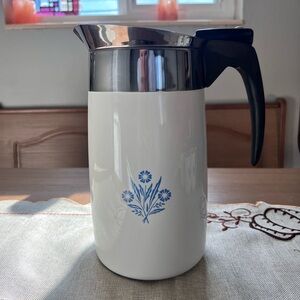 Vintage Corning Ware Blue Cornflower  Electromatic Coffee Percolator